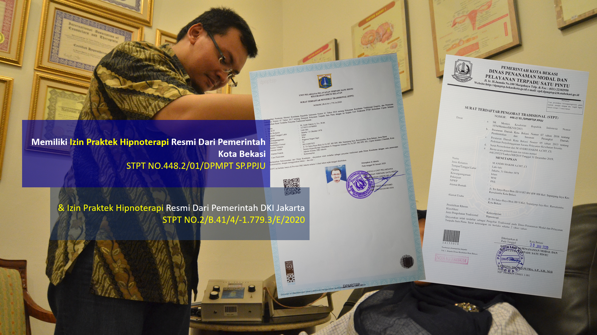 Sertifikasi Andri Hakim